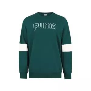 푸마 남성 팀 크루 스웨트 맨투맨 긴팔 티셔츠 621324-43 908375
