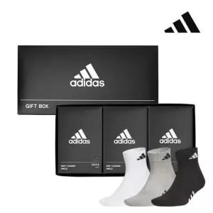 아디다스 퍼포먼스 남녀 스포츠 발목 양말 3족 선물세트