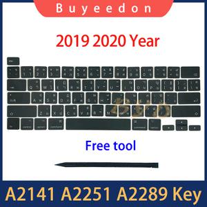 호환 맥북 프로 레티나용 태국 레이아웃 키캡 201913 인치 A2251 A2289 16 A2141