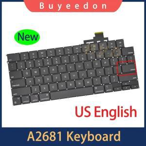 호환 맥북 에어 M2 교체용 노트북 키보드 13.6 인치 레티나 A2681 미국 영어 레이아웃 202