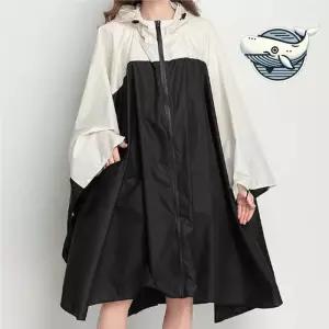 ONM 여름 비옷 남녀공용 우비 망토형 레인코트