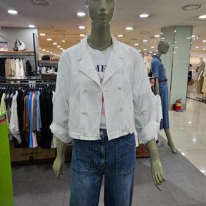 시슬리/애플아울렛/더블 점퍼형 크롭재킷/SAJKC1331