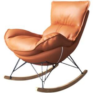 1인 흔들의자 리클라이너 안락 락킹체어 안락의자 소가죽 편한 체어