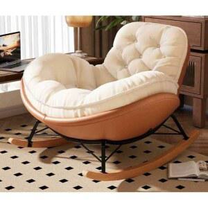 안락 휴식 1인용 등받이 안락의자 방수 럭셔리 패브릭 수면 정원 1인암체어 싱글 수유