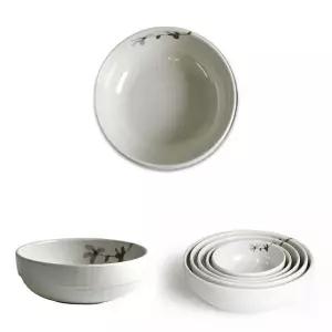 멜라민 한정식 대접 면그릇 비빔밥 그릇 19.2cm 11호