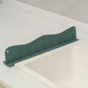 싱크대 물튐방지 가림막 문어빨판 물막이 그린