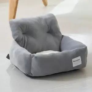 [반려] 카시트 극세사 차량 강아지 방석 쿠션 1P 여행 소형