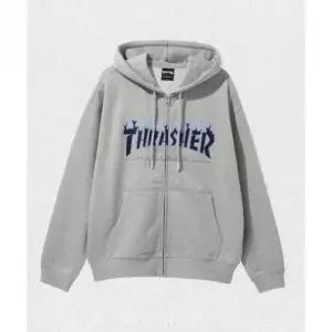 매장정품 트레셔 THRASHER 빅 플레임 로고 후드집업 그레이 TR2403HZ01MG 1472910