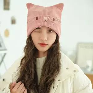 귀여운 니트 여성모자 방한모 버킷햇 모자 겨울 벙거지