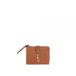 Rebecca Mink 밍크OFF 오프 여성용 메간 슬림 지갑, 카라멜로, 미디엄