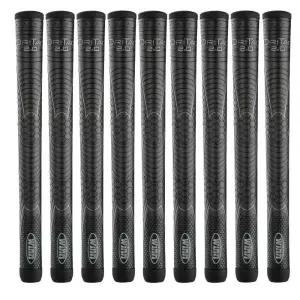 Winn Grips 72DT-JBK Dri-Tac 2.0 시리즈 어드밴스 폴리머 기술, 9피스 골프 그립 번들-오버사이즈 (+0.1cm