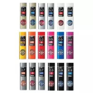 학용품 펜텔 아인슈다인 03 04 05 07 샤프심 09mm 2개