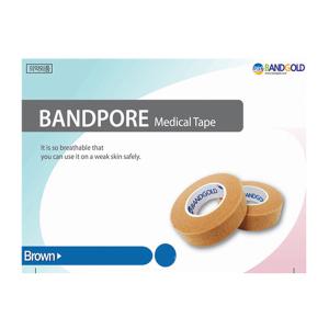 밴드골드 종이반창고 살색 1/2inch 24롤/밴드포어