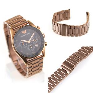 23mm메탈시계줄 로즈골드 호환알마니스트랩 VOL2RGD23