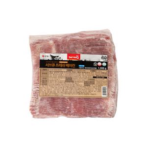 서브큐 프레쉬 베이컨 1kg 슬라이스 냉동