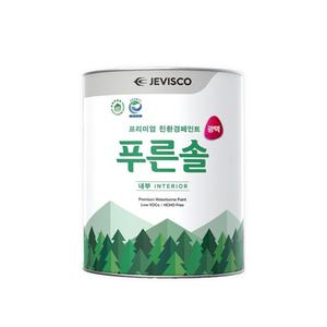 [제비스코] 푸른솔 프로 내부 3.8L 수성 친환경 시멘트/벽면/베란다 실내용 페인트