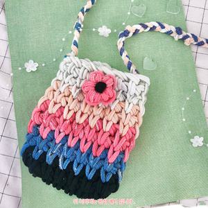 양말목 공예 가방 만들기2