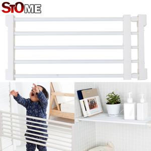 스토움 다용도 압축선반 길이조절 베란다 벽면 틈새 세탁실 수납 선반