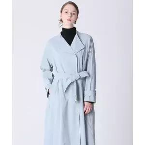 [하프클럽/쉬즈미스]품격있는 미니멀 스탠드 카라 트렌치코트