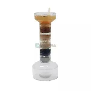 소형 5단 간이정수기 (플라스틱)(국산 거름종이 사용)