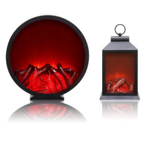 아이클 LED 불멍 무드등 벽난로 장작 불타는 모닥불 감성 조명 램프 수면등 집들이선물