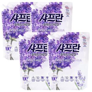 샤프란 시어버터 릴렉싱 아로마 리필 2.1L 4개