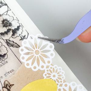 [문구티쳐] 토단(TD) 일자 커브 핀셋 3가지색상 2종 택 1 네일아트 프라모델 조립용