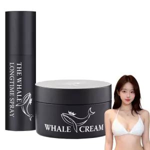 [1개월 세트DC] 더고래샵 고래크림 남성 1개 + 롱타임스프레이 1개 왕자 위너 제우스 엑실 티알피 두스