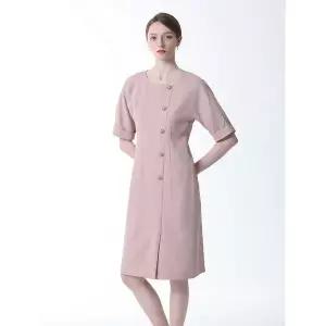 [하프클럽/쉬즈미스]이크 버튼다운 원피스 (택가격 368000원)