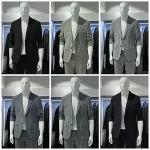 [트루젠]남성 봄여름 기본핏 스판 캐주얼 자켓 비지니스 콤비