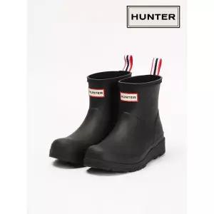 [아웃도어스/헌터]레인부츠 플레이 숏 여성 장화 블랙 WFS2020RMA-BLK