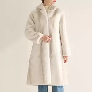 [유니케]클래식 샤이닝 밍크 코트