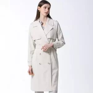 [쉬즈미스]와이드카라 더블 버튼 트렌치코트_P358230353