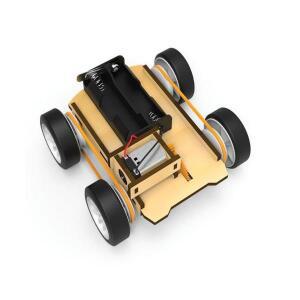 고무줄 동력 자동차 키트(기어 작동 원리)