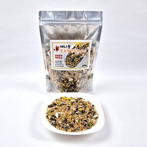 애니몰 중소형 앵무새사료 900g 앵무새 먹이 간식 사료 프리미엄 혼합알곡 왕관 모란 코뉴어 퀘이커 사료