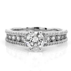 [하나다이아몬드]1캐럿 천연다이아몬드 14k 18k 화려한 프로포즈 예물 반지 킬릭 HNDR1C211