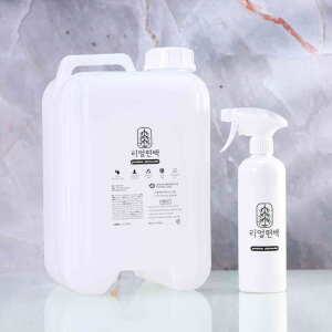 리얼편백 피톤치드 편백수 10L + 스프레이 공병 실내 공기정화 새집증후군 포름알데히드 냄새 제거 천연 섬유 탈취 대용량 룸스프레이