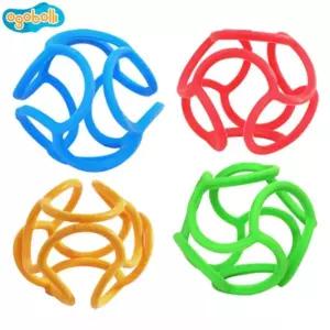 오고볼리 실리콘 치아 발육기 (색상 임의 배송)/치발기/신생아/장난감/놀이/아기/완구/구강/발달/오감/자극