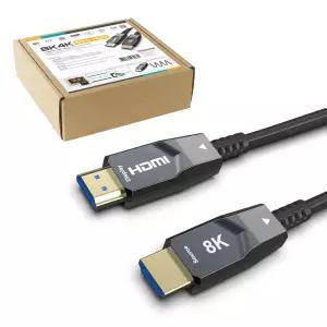CB185 Coms 하이브리드광 HDMI 2.1 AOC 리피터 광 케이블 15M / 8K60Hz 4K120Hz / 옵티컬 광케이블