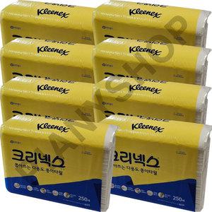크리넥스 뽑아쓰는 핸드타올 2000매 페이퍼타올/250매X8팩