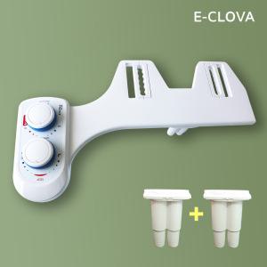 이크로바 [분리형 노즐 추가증정] 기계식비데 무전원 냉온수 겸용 판넬형 수동비데 HB-1500