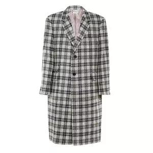 [톰브라운]타탄체크 오버핏 울 코트 매드그레이 MOC906A F0008 035