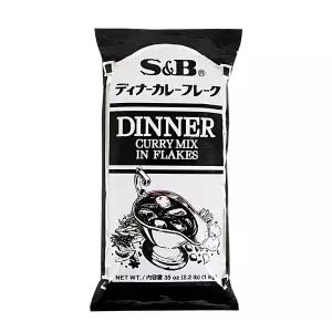 S&B 디너카레 믹스 인 후레이크 1kg