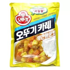오뚜기 카레 약간매운맛 1kg