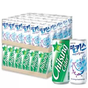 칠성사이다250ml x 30 + 밀키스 250ml x 30 콤보팩