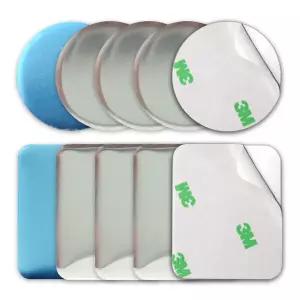 국산 플라이토 차량용 핸드폰 자석 거치대 철판 원형 사각 40mm