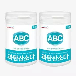 ABC 천연세제 과탄산소다 1kg, 2개입 + 계량스푼