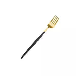 [큐티폴] 고아 디저트포크 블랙골드