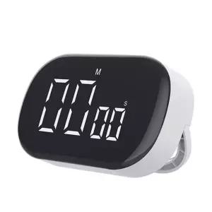 (대형 화이트) DGITEM 디지털 학습용 카운트 LED 타이머 /공부/수능/전자식/디지탈/교실/간단한/탁상/전원