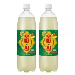 과즙탄산음료 파인애플 오란씨 X 12개 1.5L
